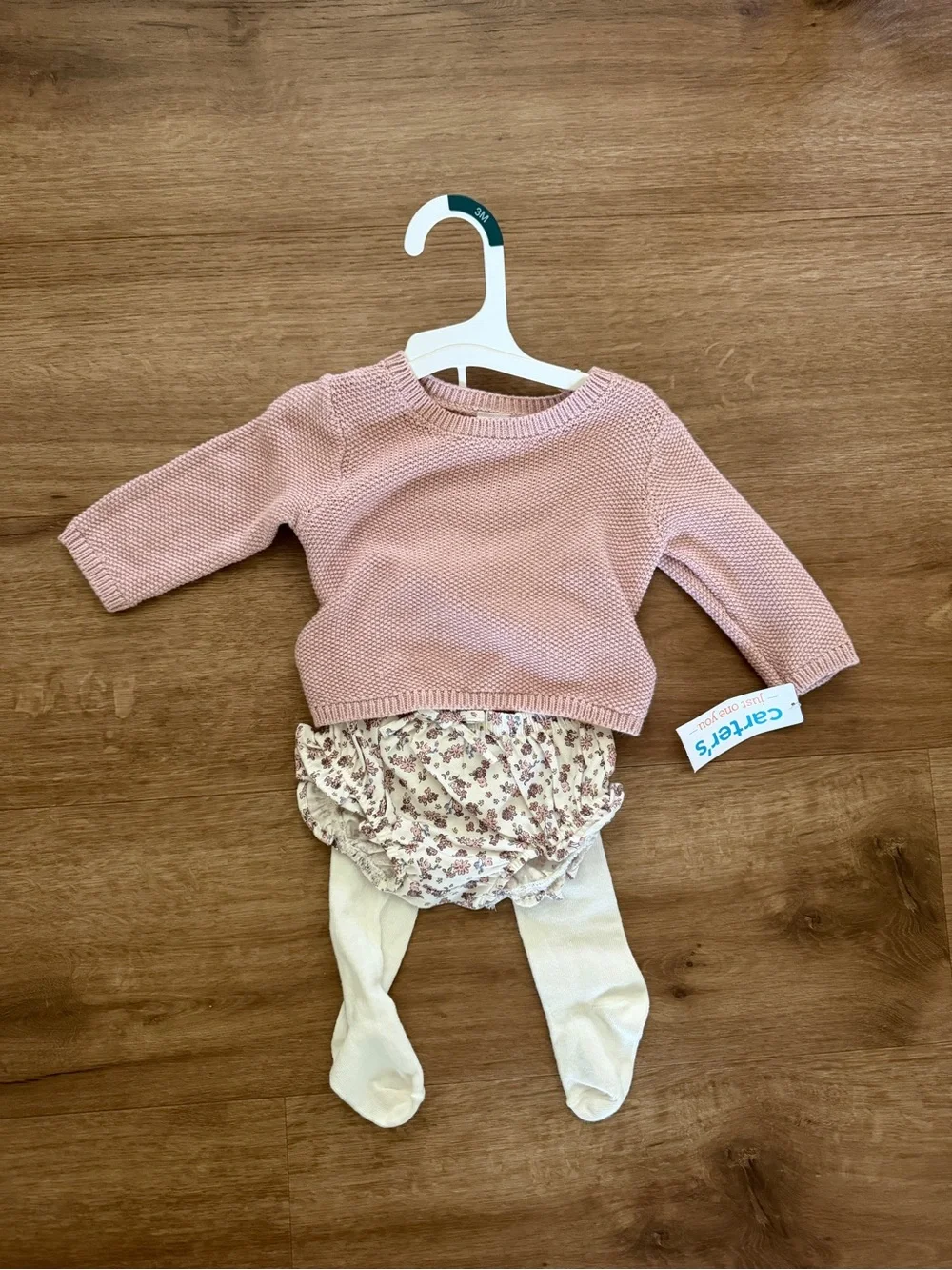 NWT Carter's Just One You 3 Piece Sweater Set 3month Cotton